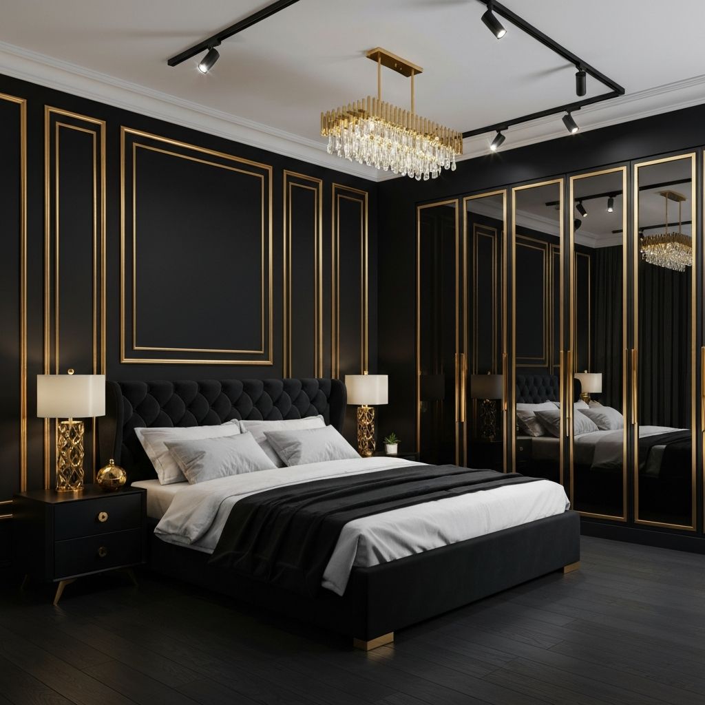 Спальня арт-деко