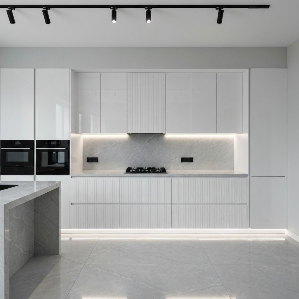 Белая премиум кухня