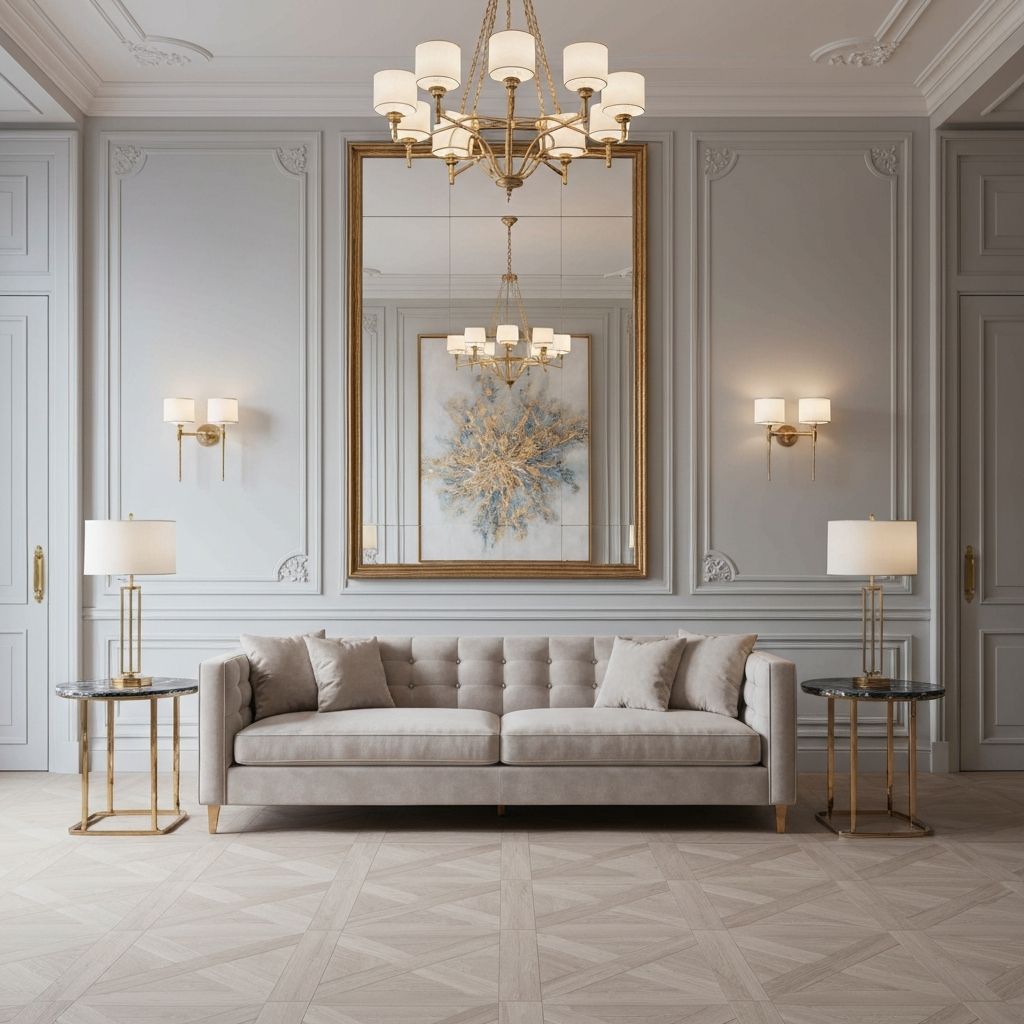 Неоклассика гостиная